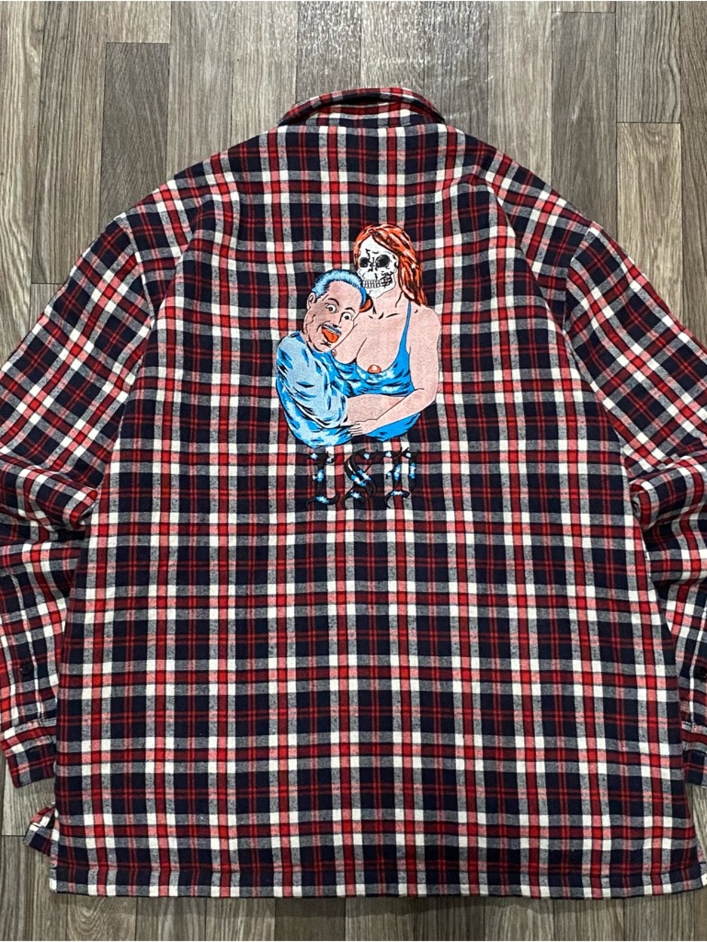 Born X Raised PCP/LSD Flannel Jacket🔥